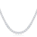 Graduated Cubic Zirconia Necklace